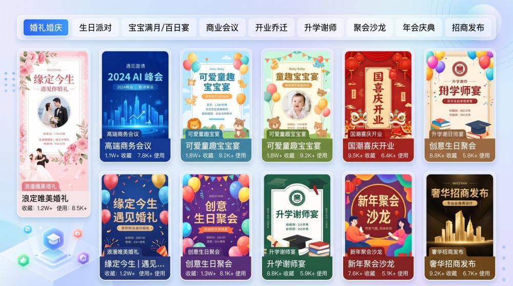 校园活动电子请柬制作技巧｜4款热门工具真实测评，小白也能5分钟出片